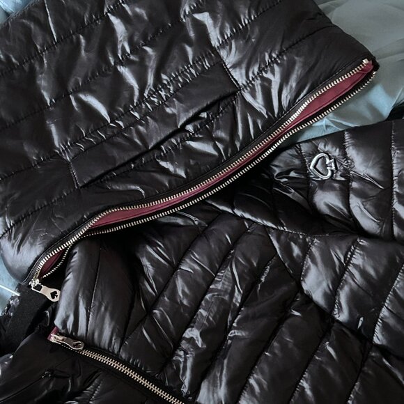 Kate Spade Down Puffer Hooded Black Jacket Womens - Picture 5 of 11